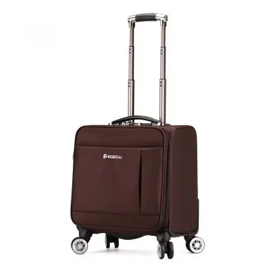 18 Inches Fashion Commercial Universal Wheels Trolley Luggage Boarding Small Portable The Box