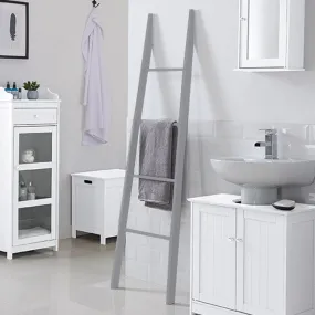 Alaska Grey Wooden Towel Ladder Rail