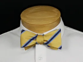 Boy's Bow Tie 22528 Yellow/Blue Stripe