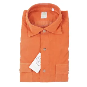 Finamore Corduroy Cotton Sport Shirt