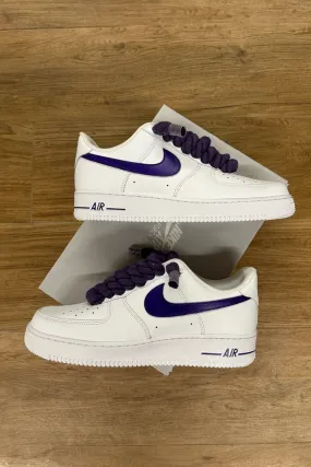 NIKE AIR FORCE 1 “ROPE LACES” PURPLE GRAPES