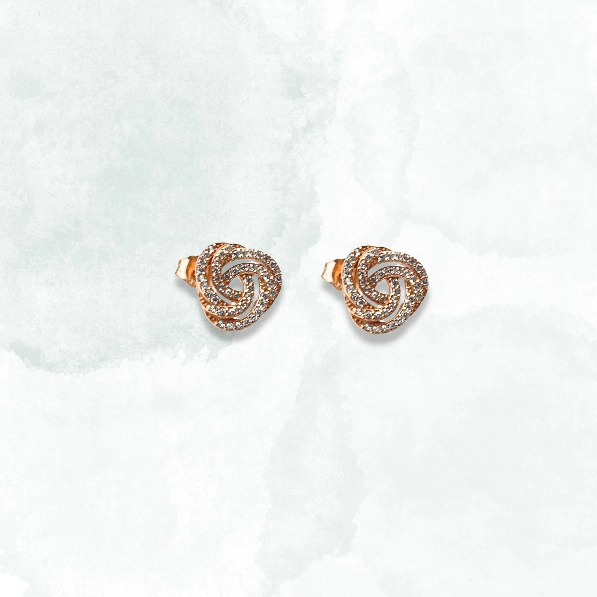 rose gold Nova Spark Earrings