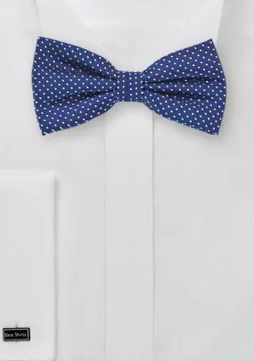 Royal Pin Dot Bowtie